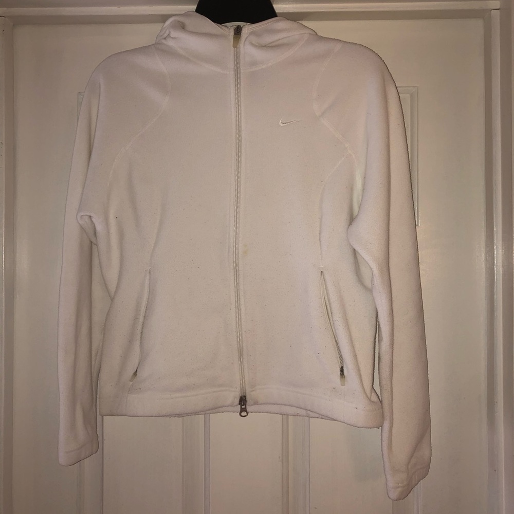 Nike Fleece Women’s jacket with hood SZ S